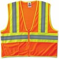 Ergodyne Vest, Cls-2, Two-Tone, S/M, Orn EGO21303